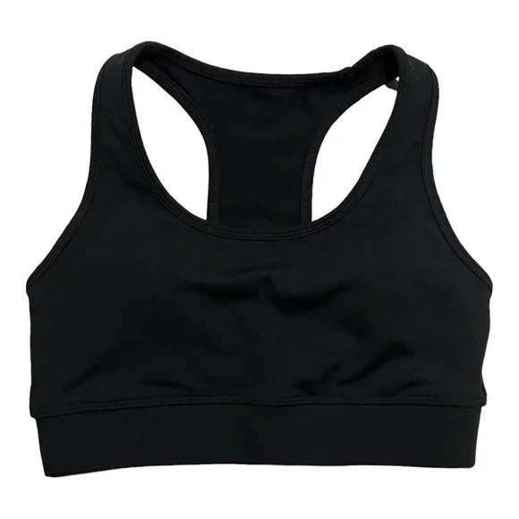 NWT GAP Fit T-Back Sports Bra Sz XS Black Pullover - Picture 1 of 8